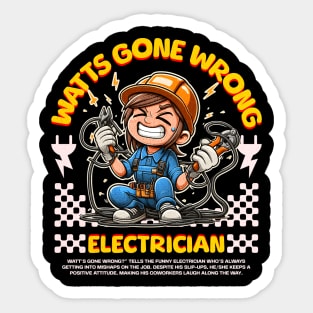 Funny Electrician Sticker